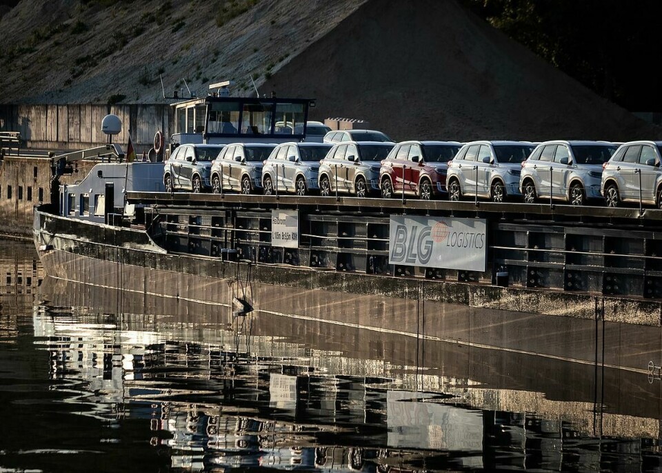 Germany is heavily reliant on its rivers for freight shipments, including for vehicle transport, as supported by BLG Logistics BLG-Autotransport-1_river