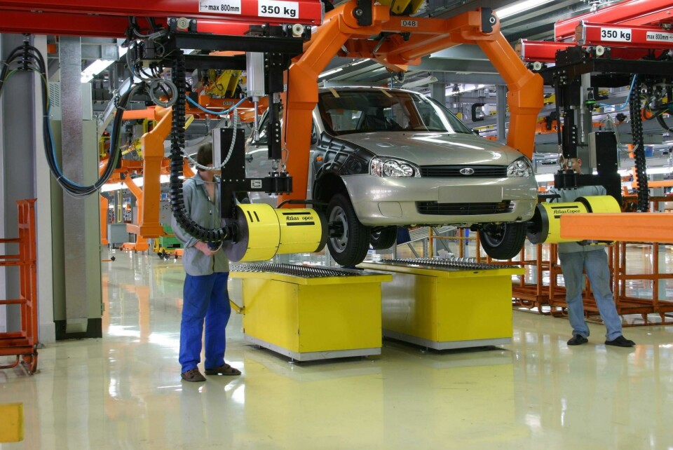 Avtovaz is one of several Russian vehicle-makers putting their faith in exports during a slump in the domestic market Assembly, Avtovaz