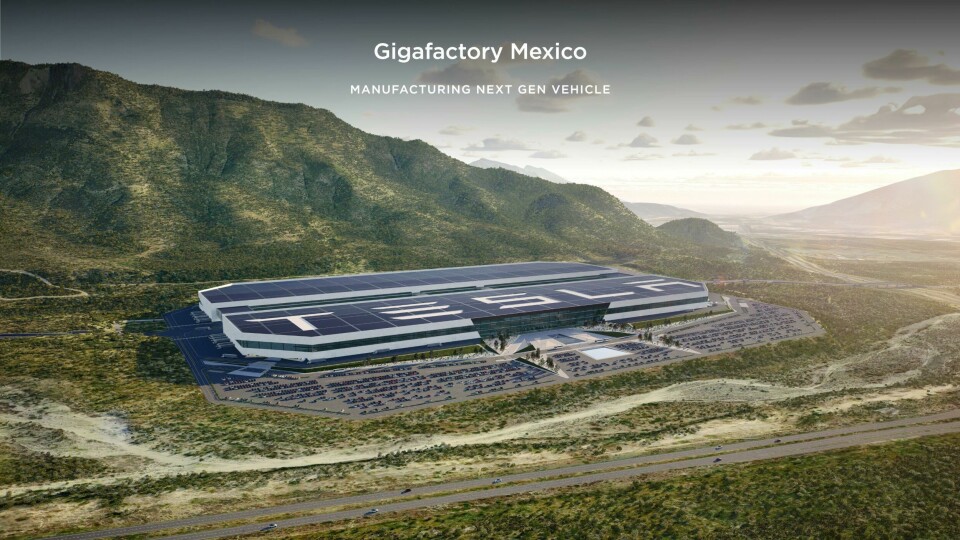 Tesla’s rendering of its Gigafactory Mexico tesla mexico gigafactory