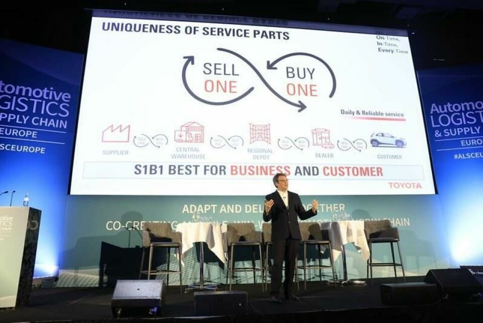 Karel Verpoorten, head of parts supply chain from Toyota Motor Europe Karel Verpoorten, head of parts supply chain from Toyota Motor Europe