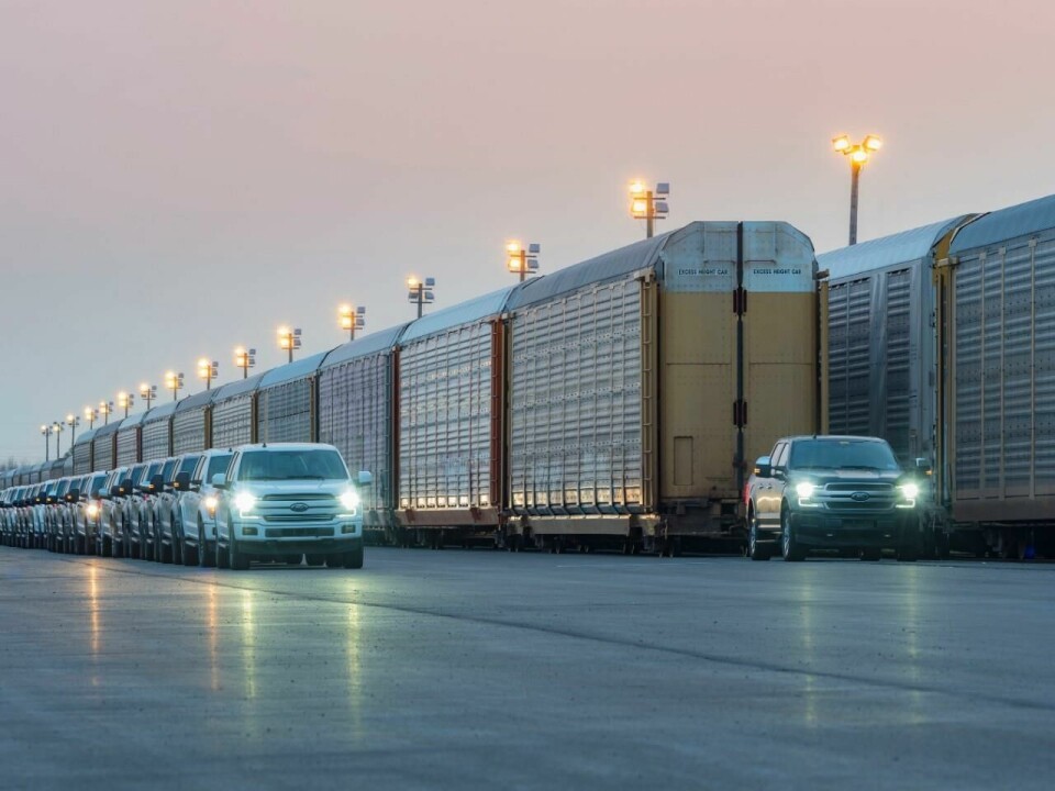 In North America, Ford is pushing for an end-to-end transport management concept, says Adam All-Electric-F-150-02