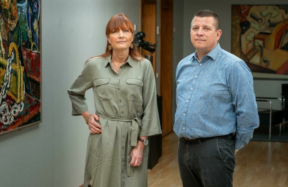 IF Metall’s president, Marie Nilsson, and contract secretary, Veli-Pekka Säikkälä IF Metall_Nilsson_Säikkälä