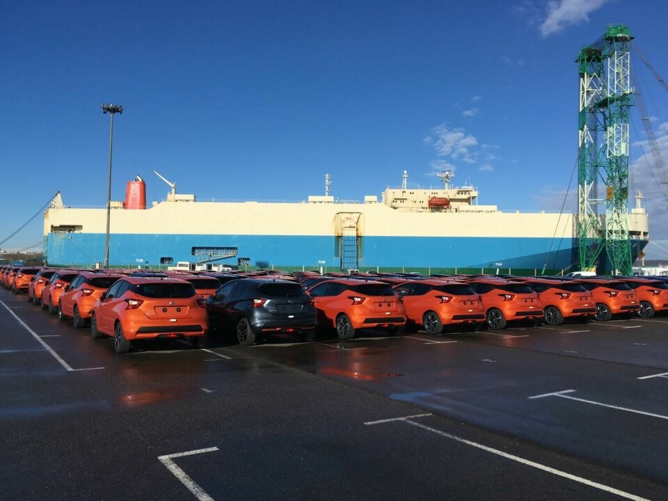 The Alliance has achieved additional synergies in vehicle logistics since bringing Mitsubishi into the fold. Credit: Nissan Nissan Micra, Port of Le Havre