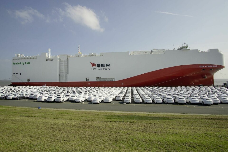VW has been working with Siem Car Carriers to use more LNG vessels to transport cars to North America Siem LNG VW
