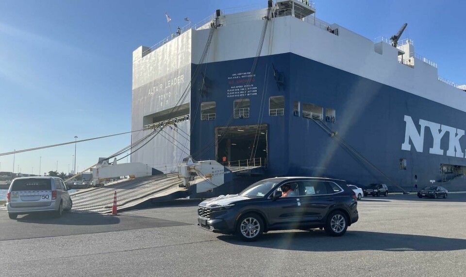 The port of Baltimore retained its position as the busiest US vehicle-handling port in 2022 Baltimore_loading