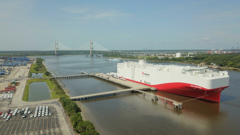 Jaxport is currently the only port on the US east coast to serve vessels powered by LNG with on-dock and near-dock fuelling Siem-LNG_Jaxport