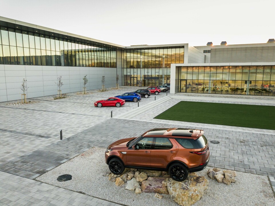 JLR is working with an electric truck partner in Slovakia for inbound parts transport to its Nitra plant jlrnitra014
