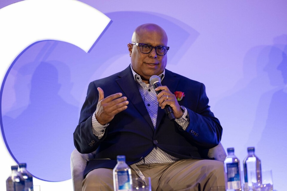Charles Franklin, senior national manager, business development, Glovis America Charles Franklin speaking onstage at ALSC Global 2024