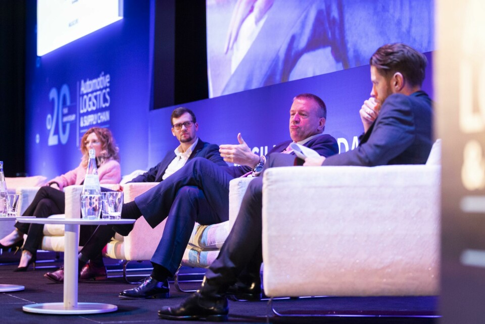 Representatives from Volvo, Inform and ECG discussed the outbound capacity shortage in Europe and what the industry was doing to make the use of existing assets more efficient ALSC_Europe_6a_panel