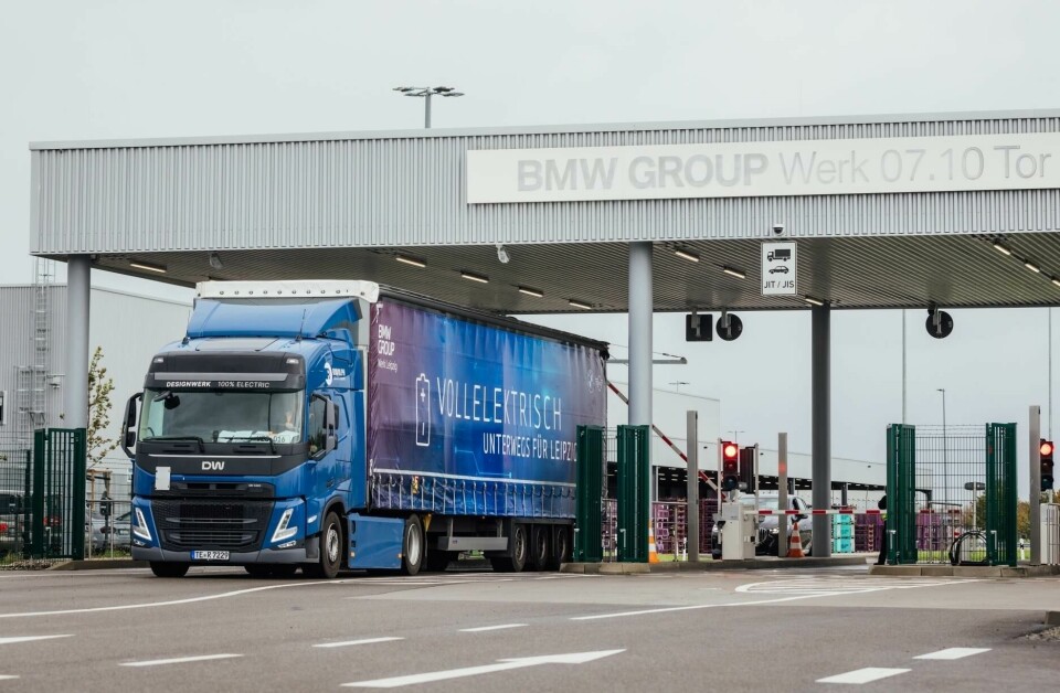 BMW’s etrucks for inbound battery materials deliveries to the Leipzig plant are being operated by Rudolph Logistik Gruppe BMW etrucks Leipzig