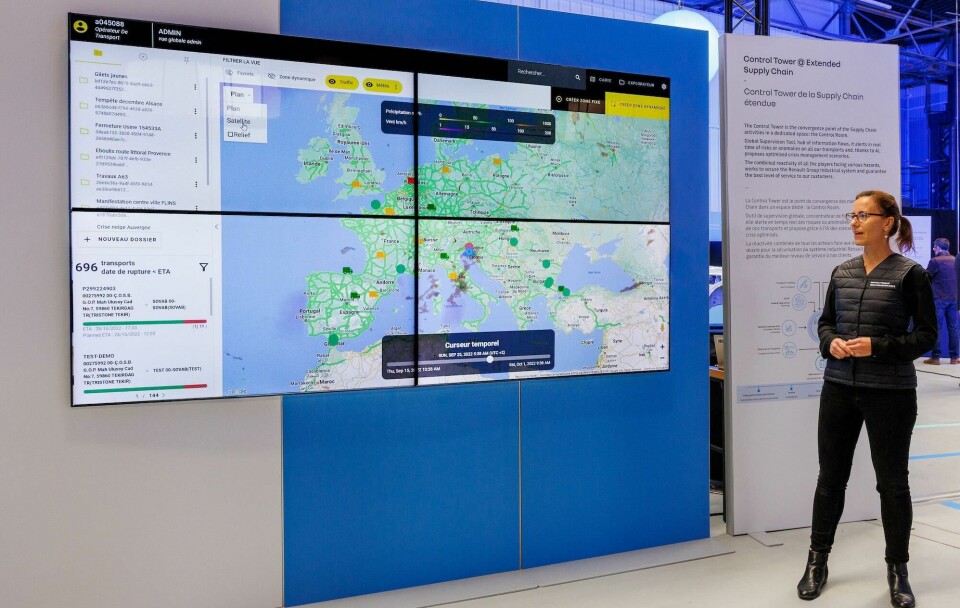Renault’s control tower uses the digital twin of its supply chain to generate real time alerts about parts shortages or risks to transport operations Tech_Industry_Days_Renault_Group_industrial_Metaverse