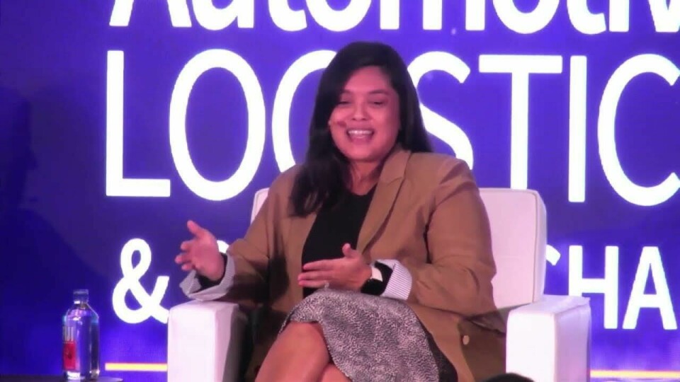 Amazon’s Kathy Crawley said an important part of recruiting women was actually making them aware of opportunities within transport and logistics Kathy_Crawley_Amazon_stage
