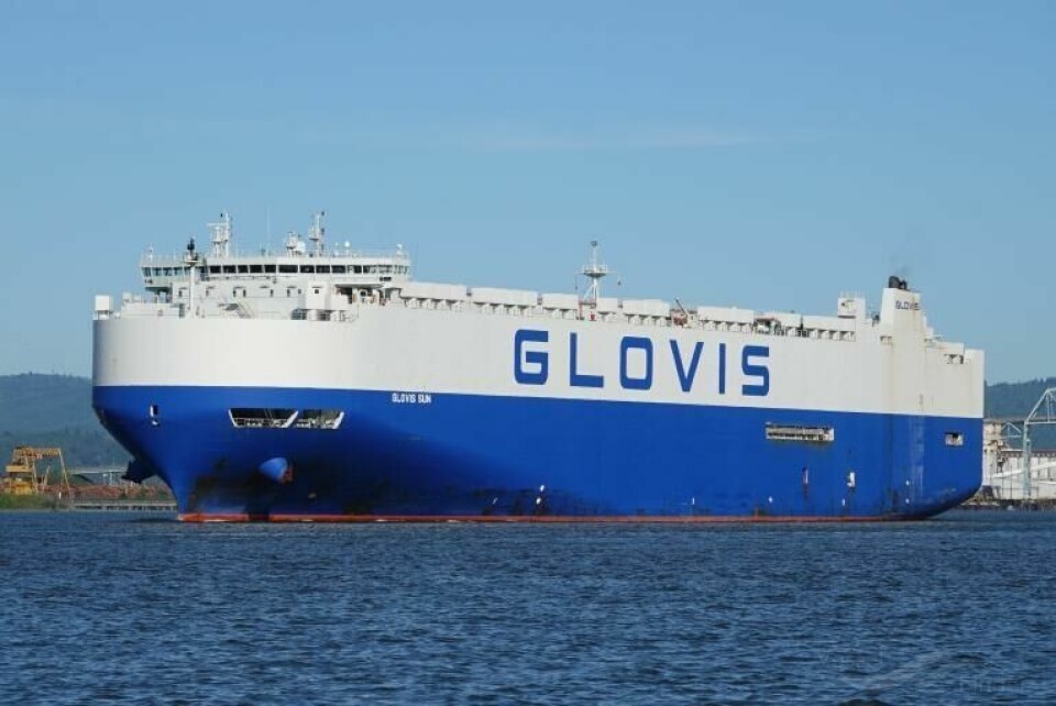 The Glovis Sun pure car and truck carrier Glovis Sun roro