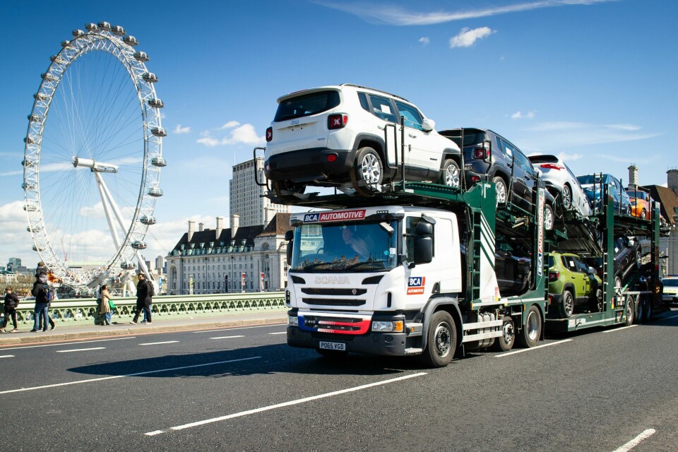 The UK is suffering a decline in car sales and production, meaning fewer vehicles to transport. Credit: BCA Automotive BCA Automotive