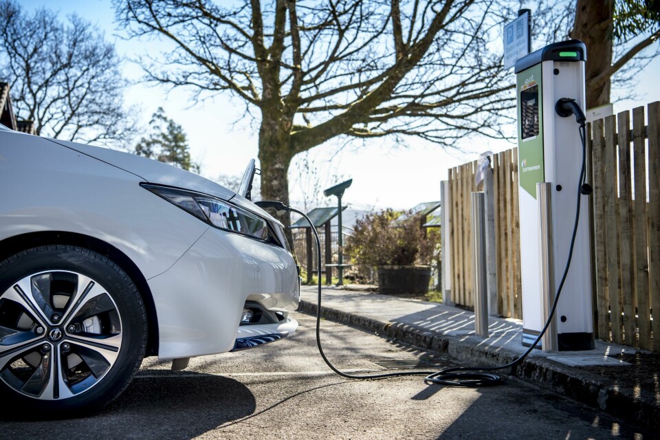 Can the UK supply chain keep up with a 2030 ban on new ICE vehicle sales? Leaf EV with charger