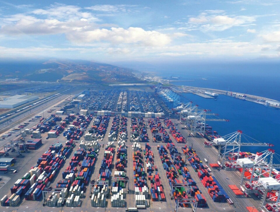 Morocco is the largest vehicle exporter to the EU and Tanger Med port handles the main export volumes Tanger Med aerial