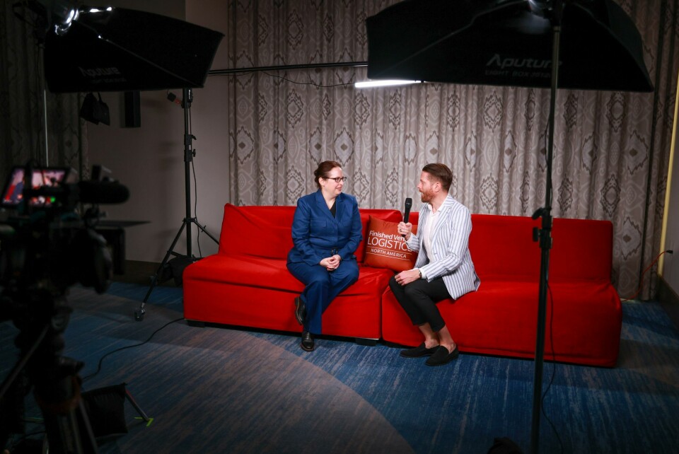 Red Sofa | GM applies start-up agility to EV logistics strategies FVL North America 2025 Amy Paulsen, GM