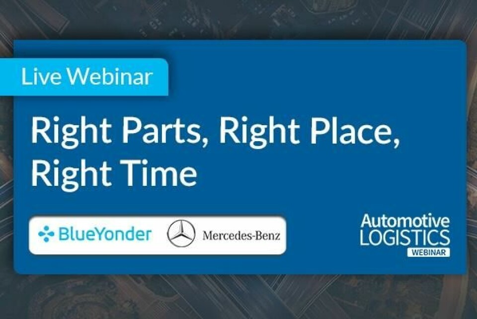 Watch: Right Parts, Right Place, Right Time with Mercedes-Benz Mercedes-Benz Blue Yonder post event