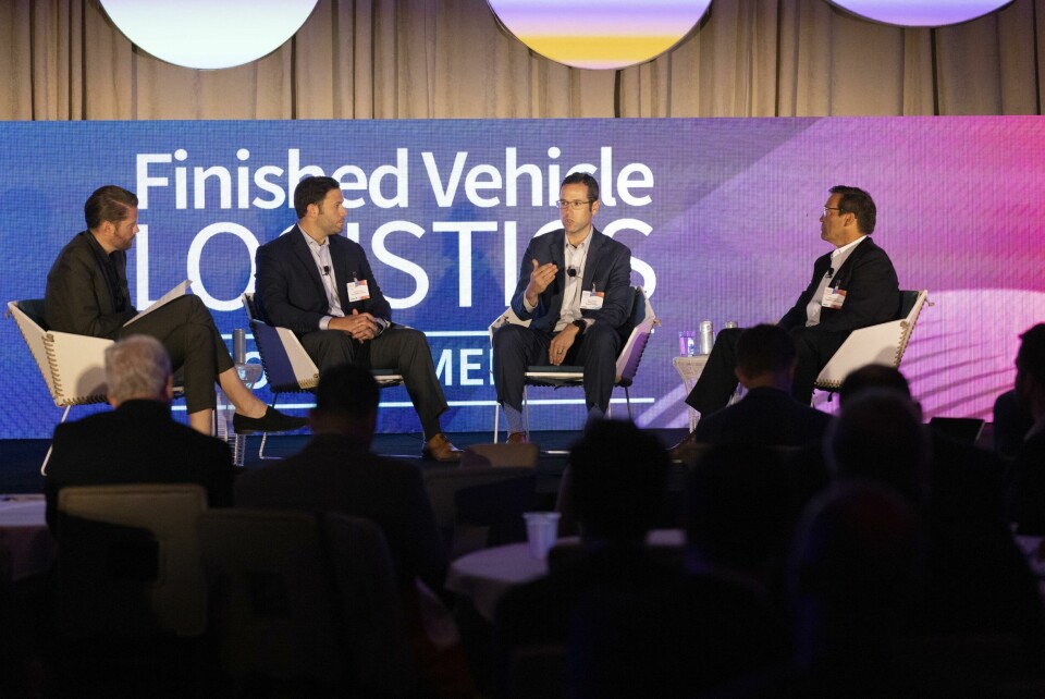 Preparing for a capacity crunchL to r: Christopher Ludwig; Michael Arnold, Ford; Kevin Nower, KCS; Mark Anderson, United Road Christopher Ludwig, Michael Arnold Ford, Kevin Nower, KCS, Mark Anderson, United Road
