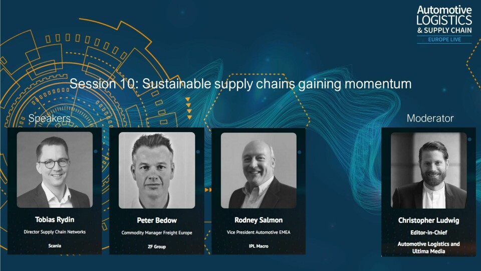 Watch: Why sustainability will be a major KPI in logistics Sustainability as a KPI with ZF, Scania and IPL Macro