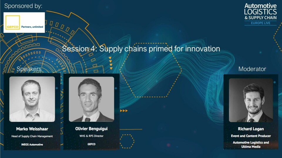 Watch: Spinning the wheel of supply chain innovation Supply chain innovation with INEOS Automotive and GEFCO
