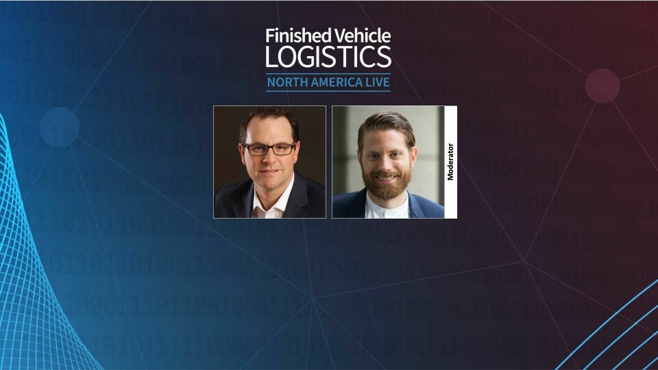 left to right: Joe McCabe, AutoForecast Solutions; Christopher Ludwig, Automotive Logistics Joe McCabe, AutoForecast Solutions