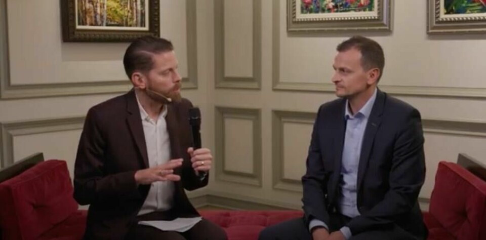 Red Sofa Interview | Gabriel Mair, GKN Automotive on disruption management Gabriel Mair sits with Christopher Ludwig on a red sofa for an interview