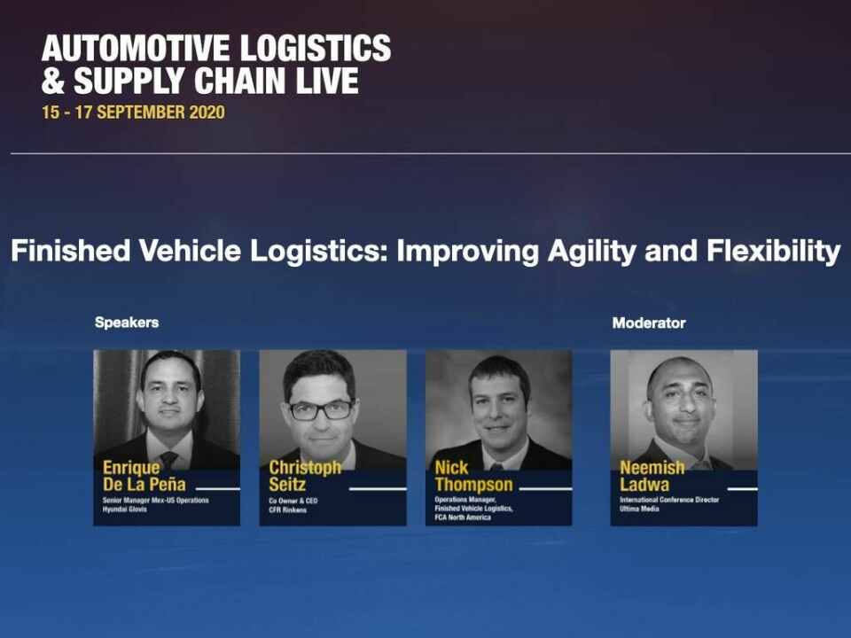 Watch: How to improve agility and flexibility in finished vehicle logistics Finished Vehicle Logistics- Improving Agility and Flexibility with FCA North America, Hyundai Glovis, CFR Rinkens