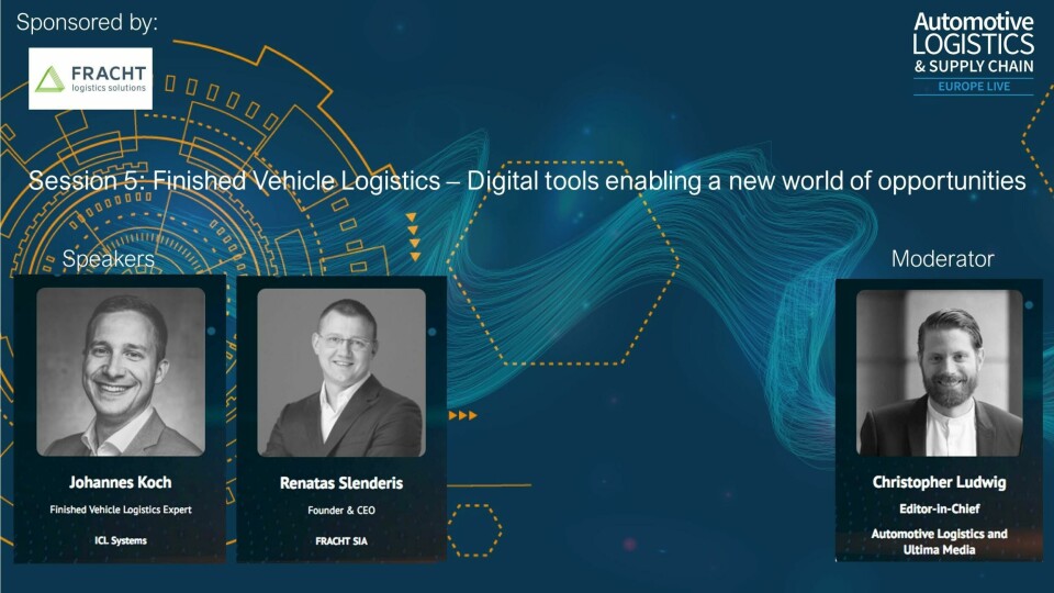 Watch: Digital drivers for Europe’s finished vehicle logistics Digital drivers for FVL with ICL and Fracht