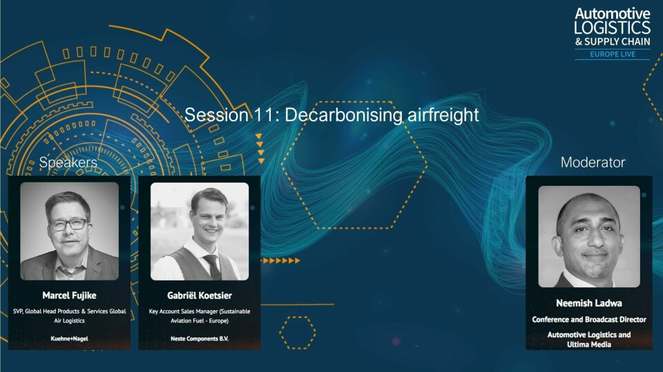 Watch: Decarbonising airfreight – A case study in sustainable air freight Decarbonising airfreight – A case study