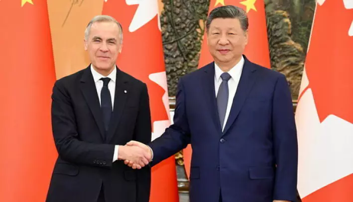 Mark Carney Xi Jinping Canada China trade deal EV tariffs