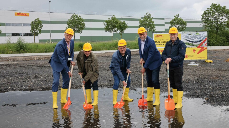 DHL battery logistics facility roundbreaking Holtum
