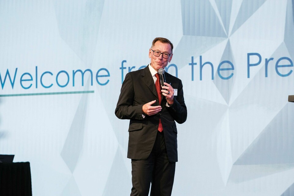 Wolfgang Göbel, president of ECGWolfgang Göbel, president of ECG, called for global thinking in logistics strategy: “We must not remain trapped in European thinking. Our industry’s challenges are global, and our responses must be just as global.” ECG00433