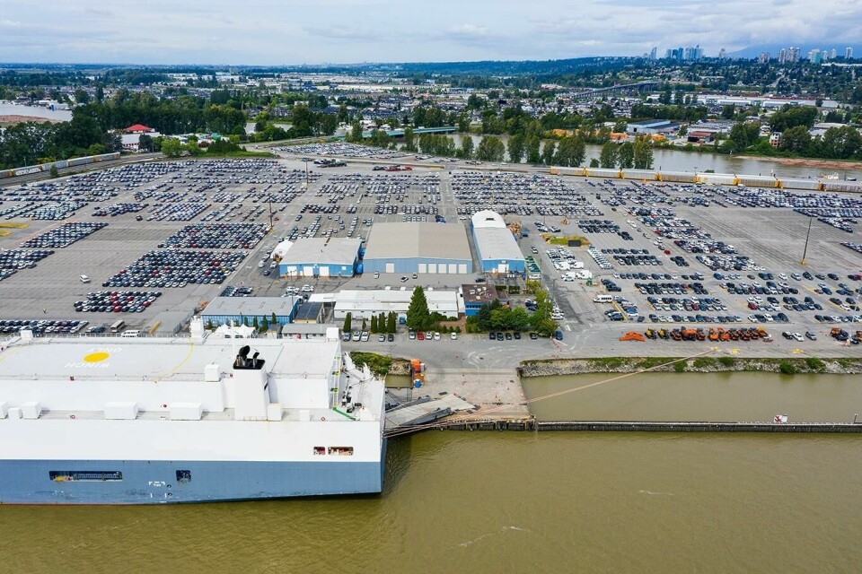 Work is nearing completion on the Annacis vehicle processing facility at the Canadian port of Vancouver Rendering-Annacis-Auto-Terminal-Optimization-Project-resized copy
