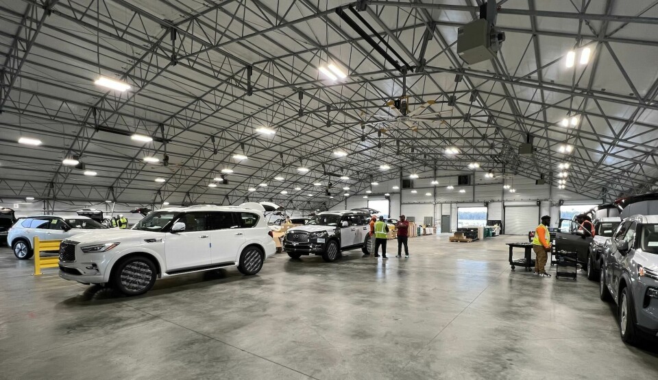 The overall project at Brunswick port includes a vehicle processing centre for Nissan at Colonel’s Island Nissan VPC Brunswick