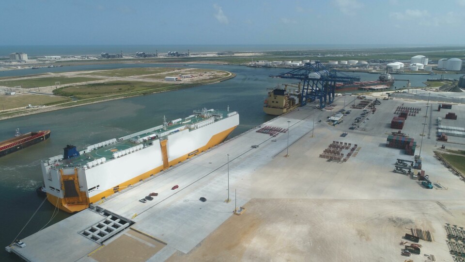 Berths 6, 7 and 8 at Port FreeportPort Freeport has been expanding the Velasco Container Terminal, a project worth more than $295m Berths 6, 7 and 8 at Port Freeport