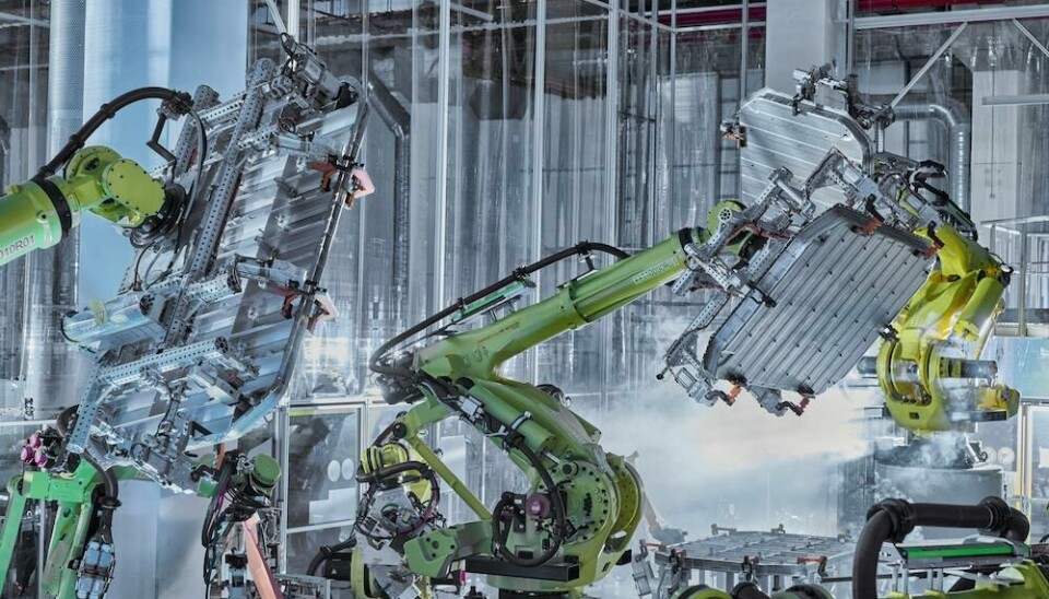 Audi E-tron electric SUV facility in Brussels, Belgium