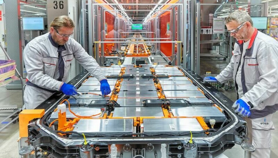 Audi lithium battery production