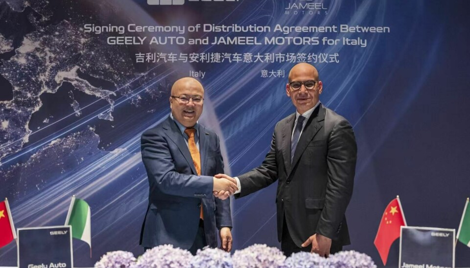 Geely and Jameel Motors will introduce the Geely EX5 and a plug-in hybrid SUV as part of a new nationwide distribution push in Italy.