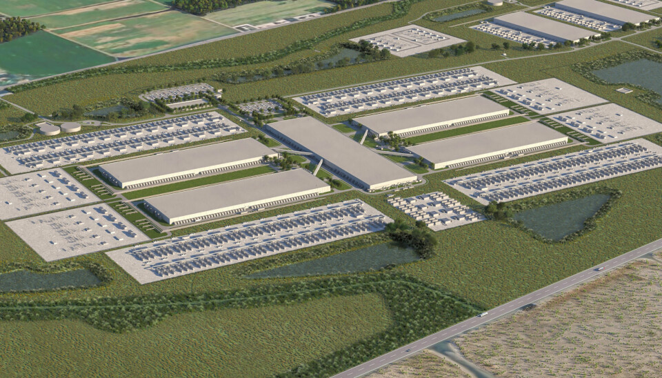 Rendering of Hyundai Steel Company plant in Louisiana