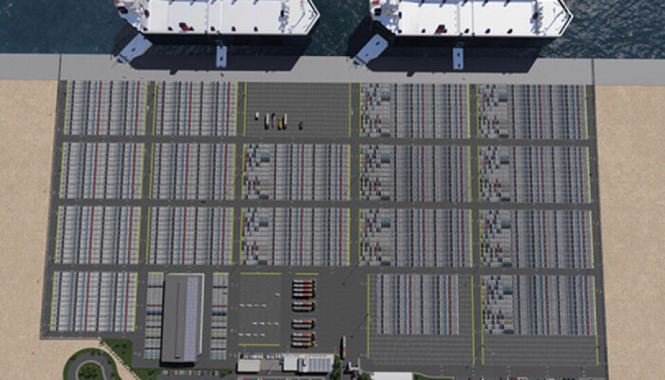 Up to 10,000 units can pass through the terminal at full capacity, the partners reported.