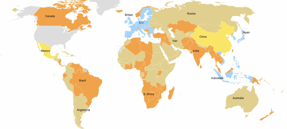 US tariff changes: Visual map of key trade rates
