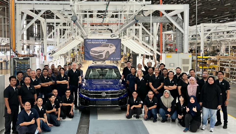 In early January 2024, Volkswagen Group Malaysia's Pekan plant rolled out the new Touareg R-Line