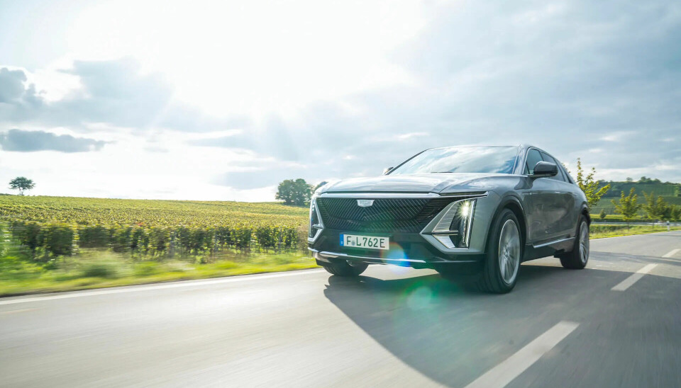 The Cadillac Lyriq is among the vehicles GM will be sending to customers in Europe
